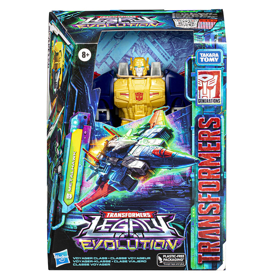 Transformers Generations Legacy Evolution Voyager-Class Metalhawk Action Figure