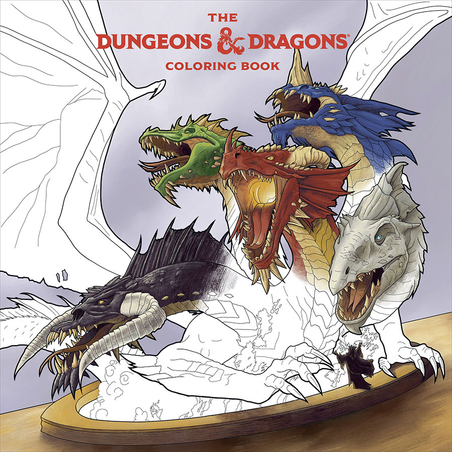 Dungeons & Dragons Coloring Book TP