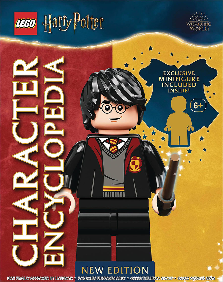 Lego Harry Potter Character Encyclopedia HC New Edition With Mini Figure