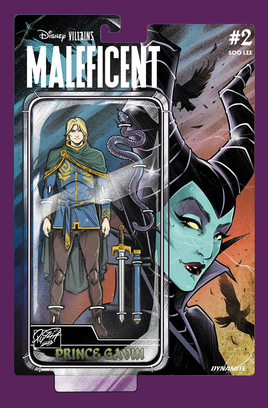Disney Villains Maleficent #2 Cover H Incentive Action Figure Variant Cover