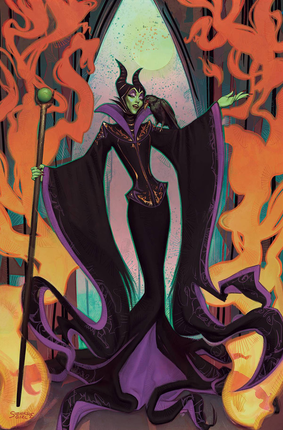 Disney Villains Maleficent #2 Cover J Incentive Rebeca Puebla Virgin Cover