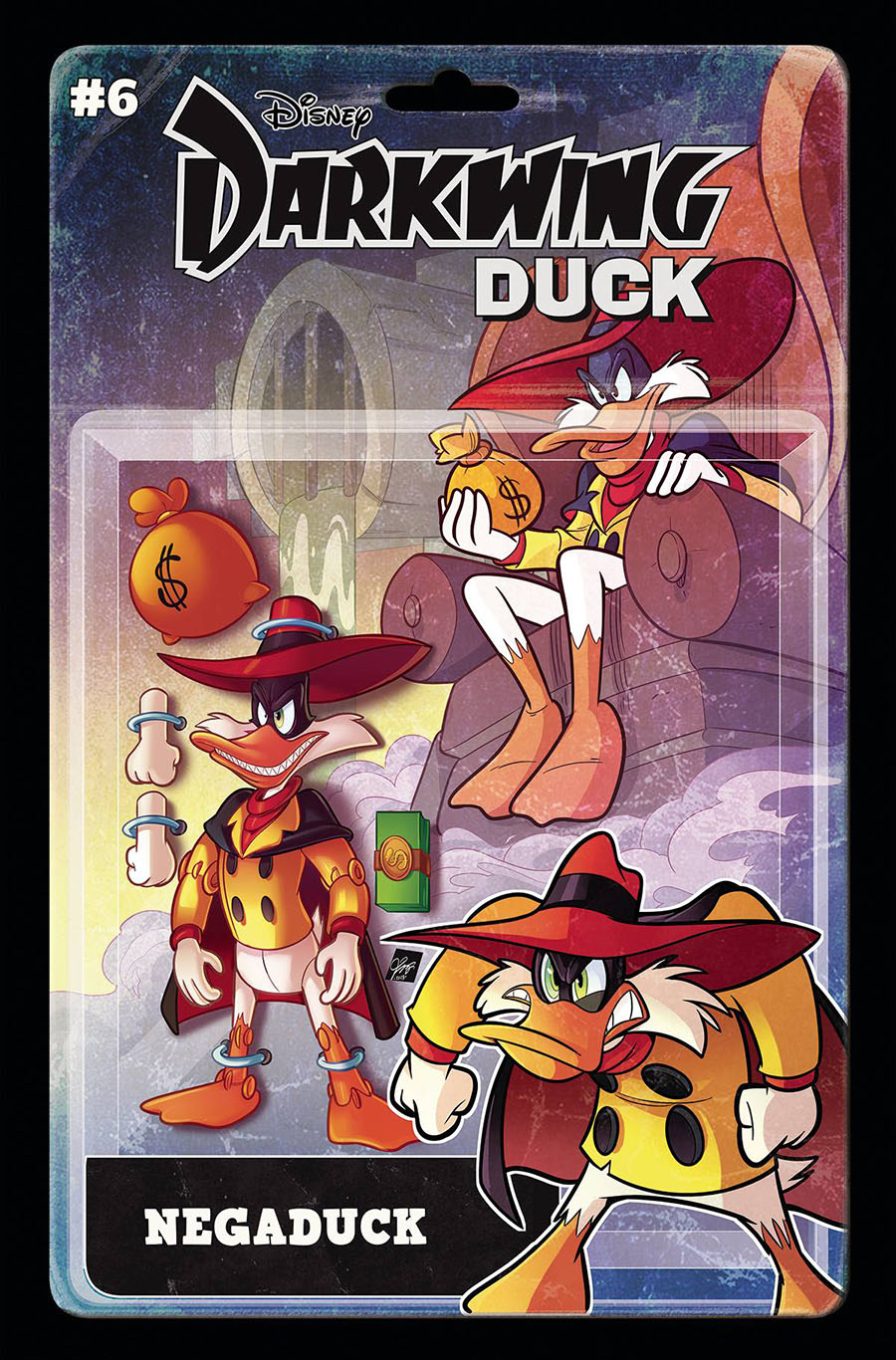 Darkwing Duck Vol 3 #6 Cover H Incentive Action Figure Variant Cover