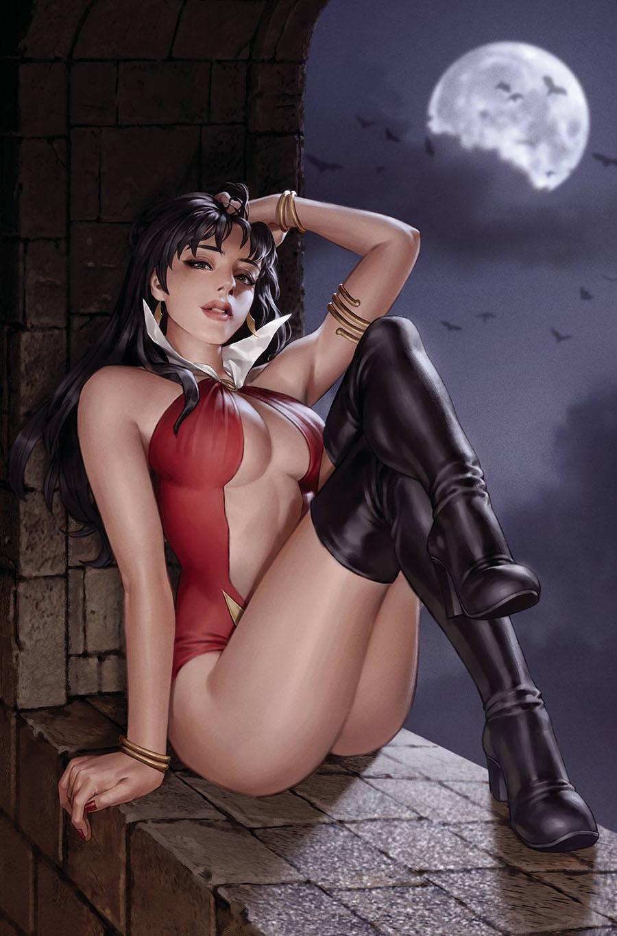 Vampirella vs The Superpowers #2 Cover M Incentive Junggeun Yoon Virgin Cover
