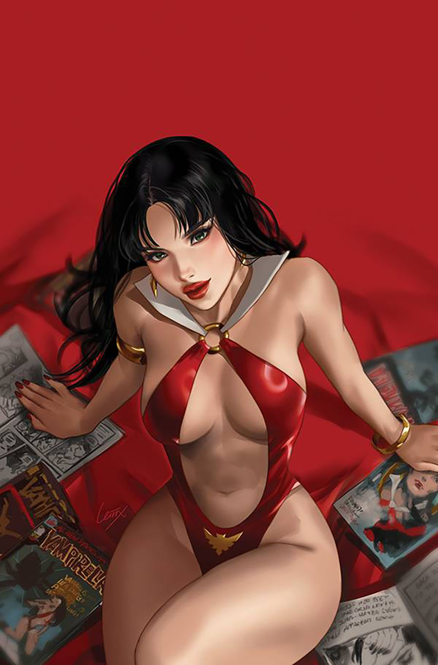 Vampirella vs The Superpowers #2 Cover N Incentive Lesley Leirix Li Virgin Cover