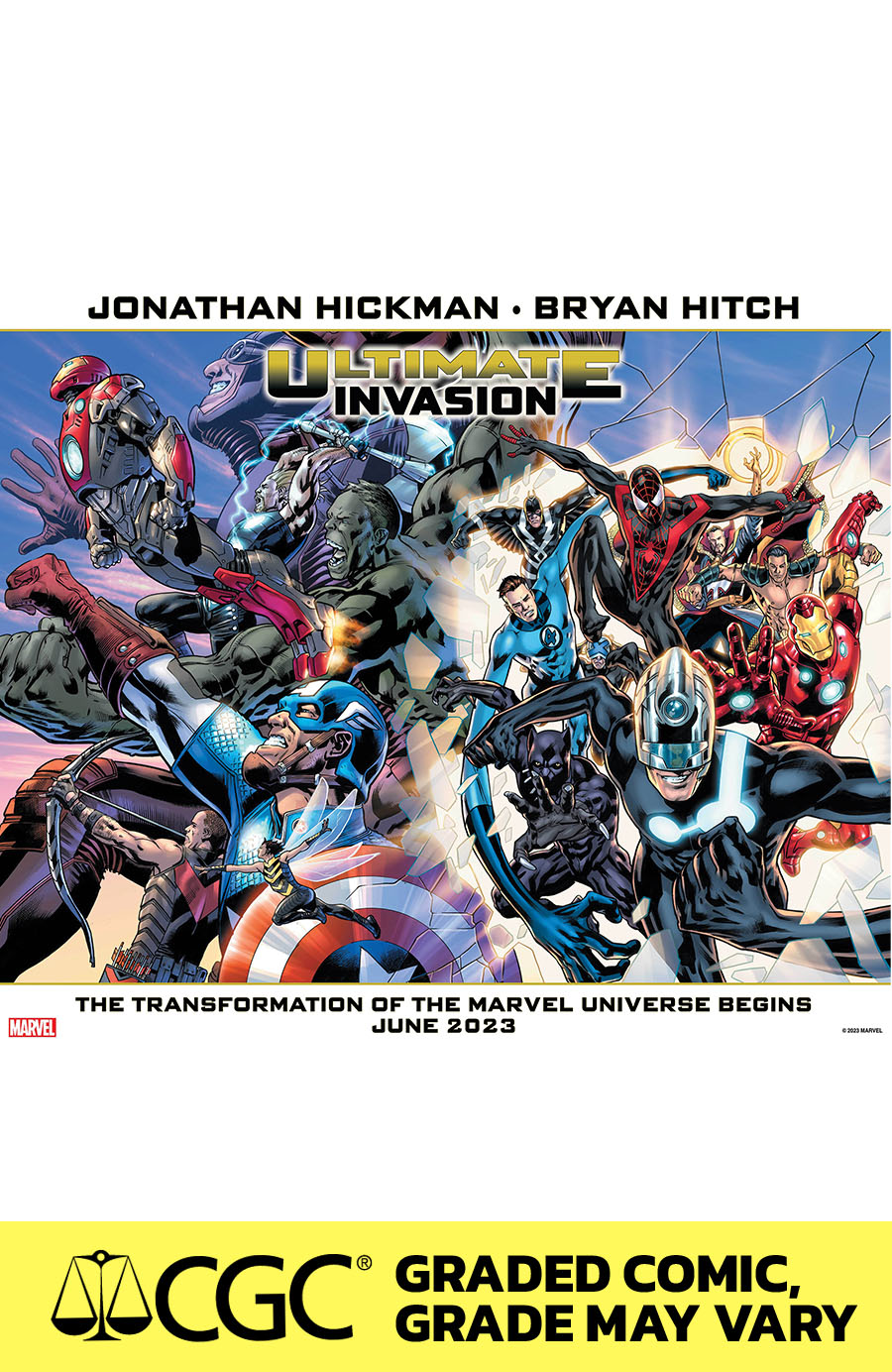 Ultimate Invasion #1 Cover M DF CGC Graded