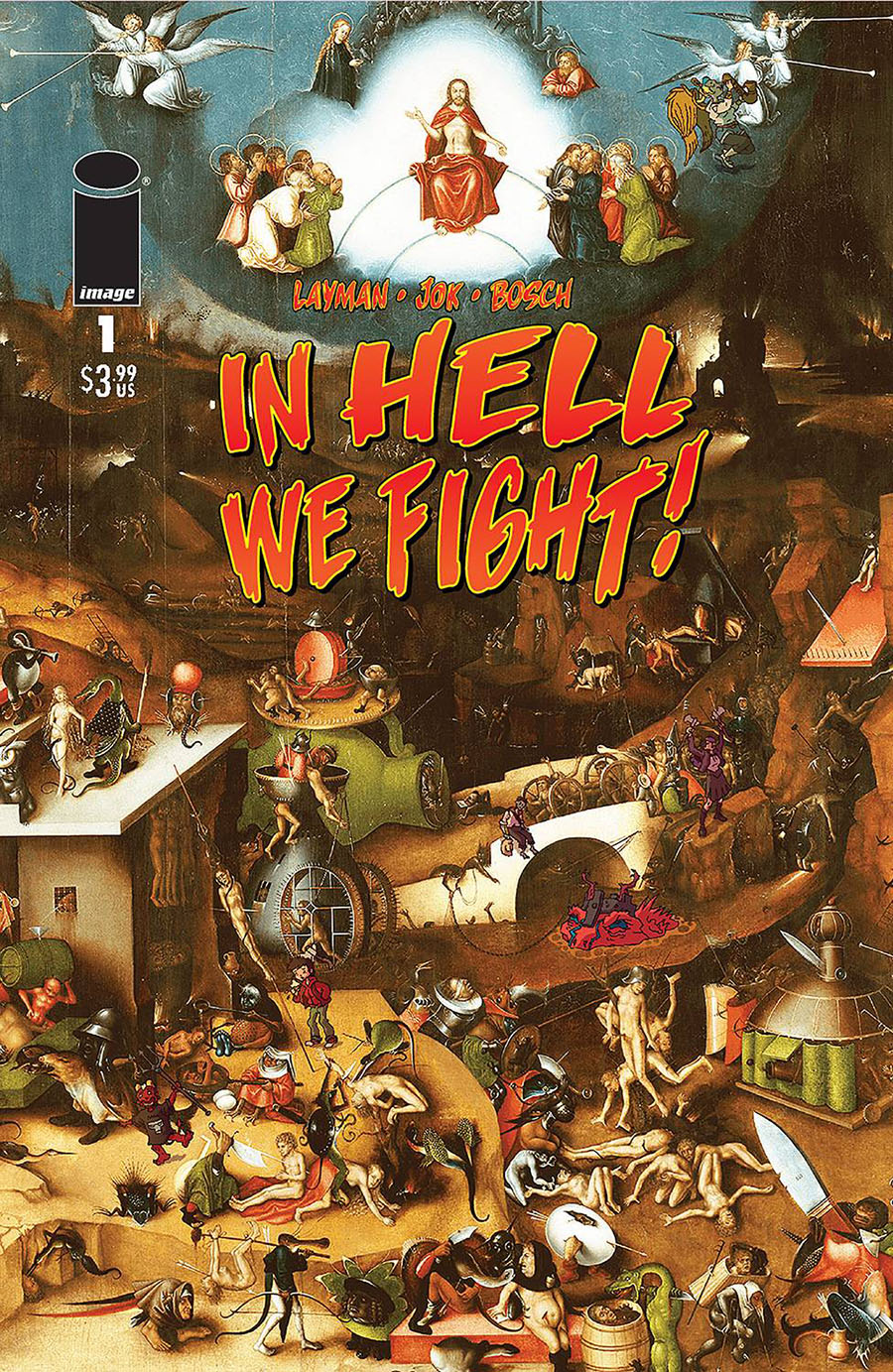 In Hell We Fight #1 Cover C Incentive Jok & Hieronymus Bosch Variant Cover