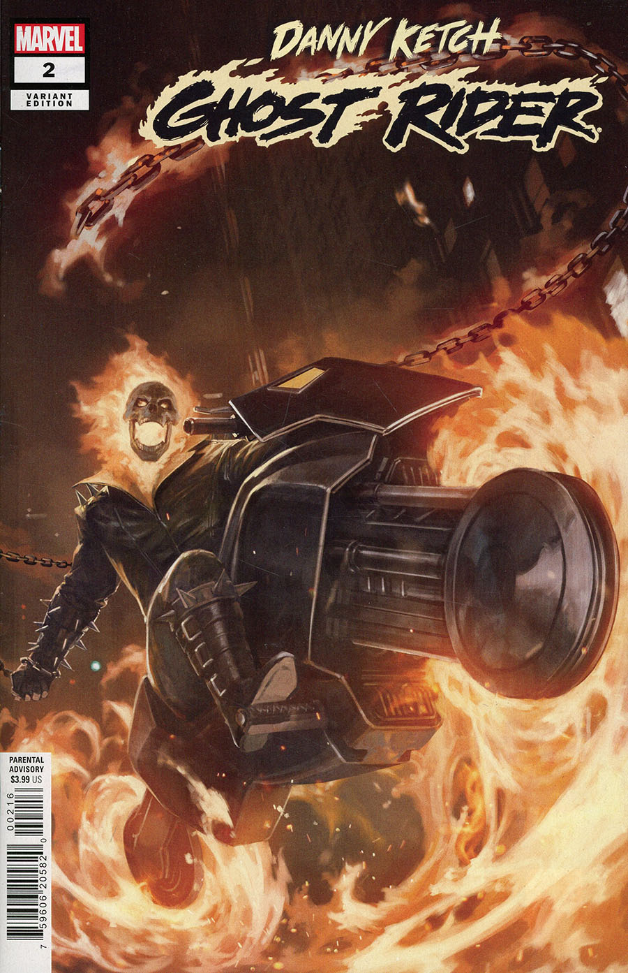 Danny Ketch Ghost Rider #2 Cover C Incentive Skan Variant Cover