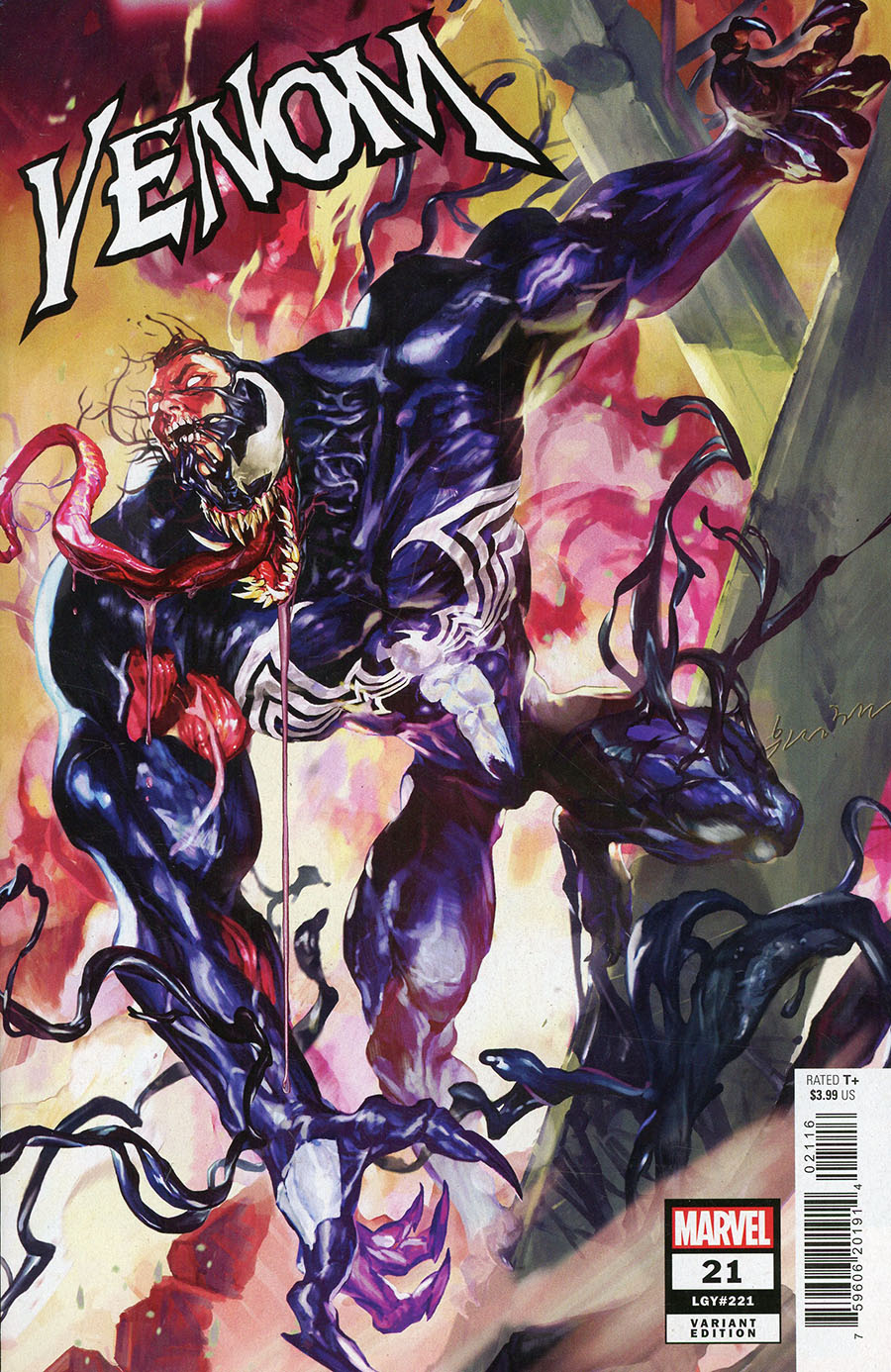 Venom Vol 5 #21 Cover C Incentive Sunghan Yune Variant Cover