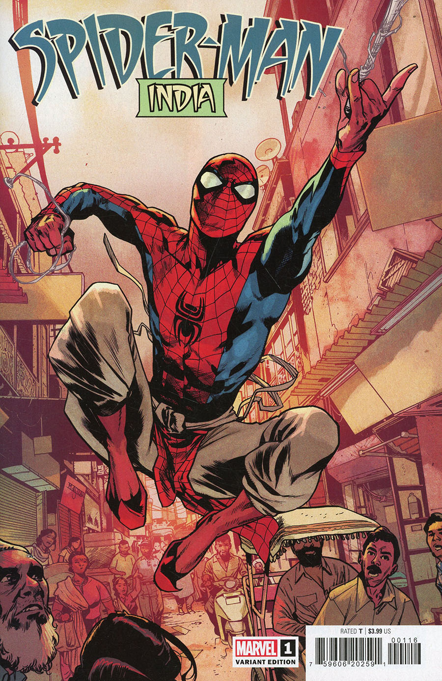 Spider-Man India Vol 2 #1 Cover G Incentive Mahmud Asrar Variant Cover