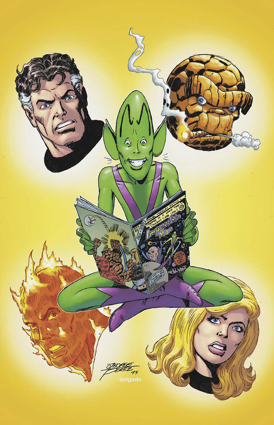 Fantastic Four Vol 7 #8 Cover E Incentive George Perez Virgin Cover