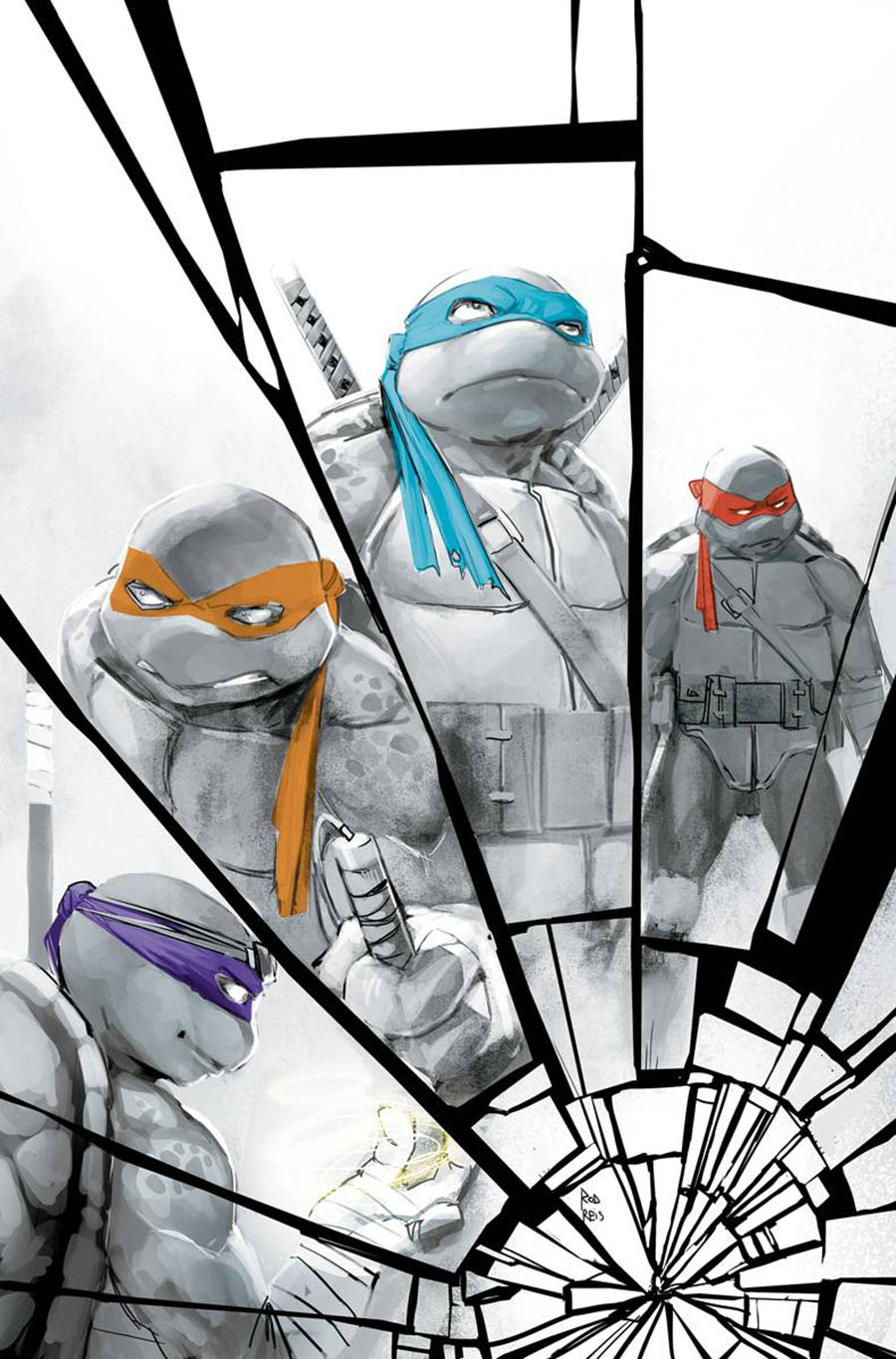 Teenage Mutant Ninja Turtles Vol 5 #140 Cover D Incentive Rod Reis Black & White Variant Cover