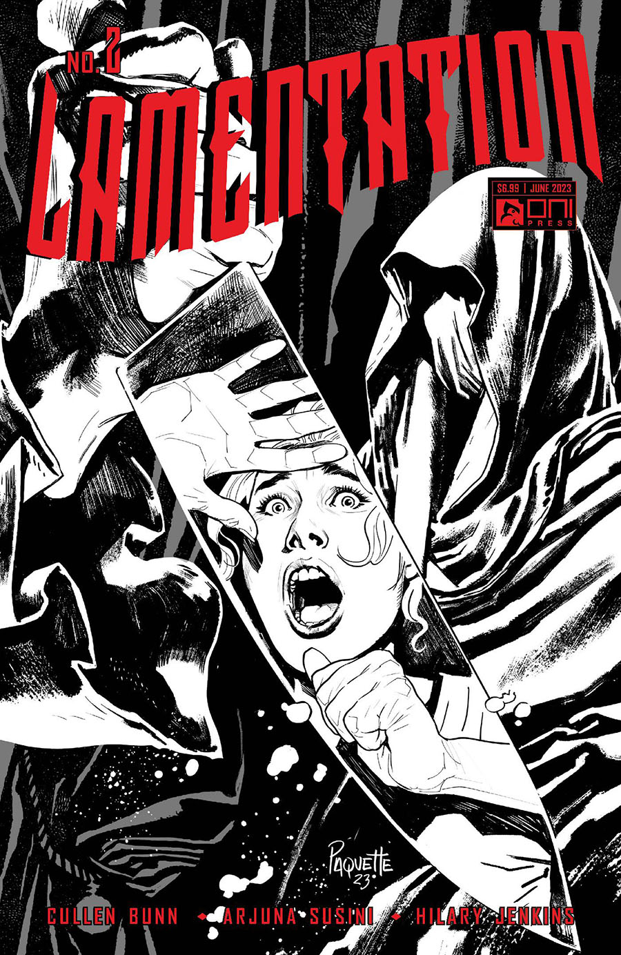 Lamentation #2 Cover C Incentive Yanick Paquette Black & White Cover