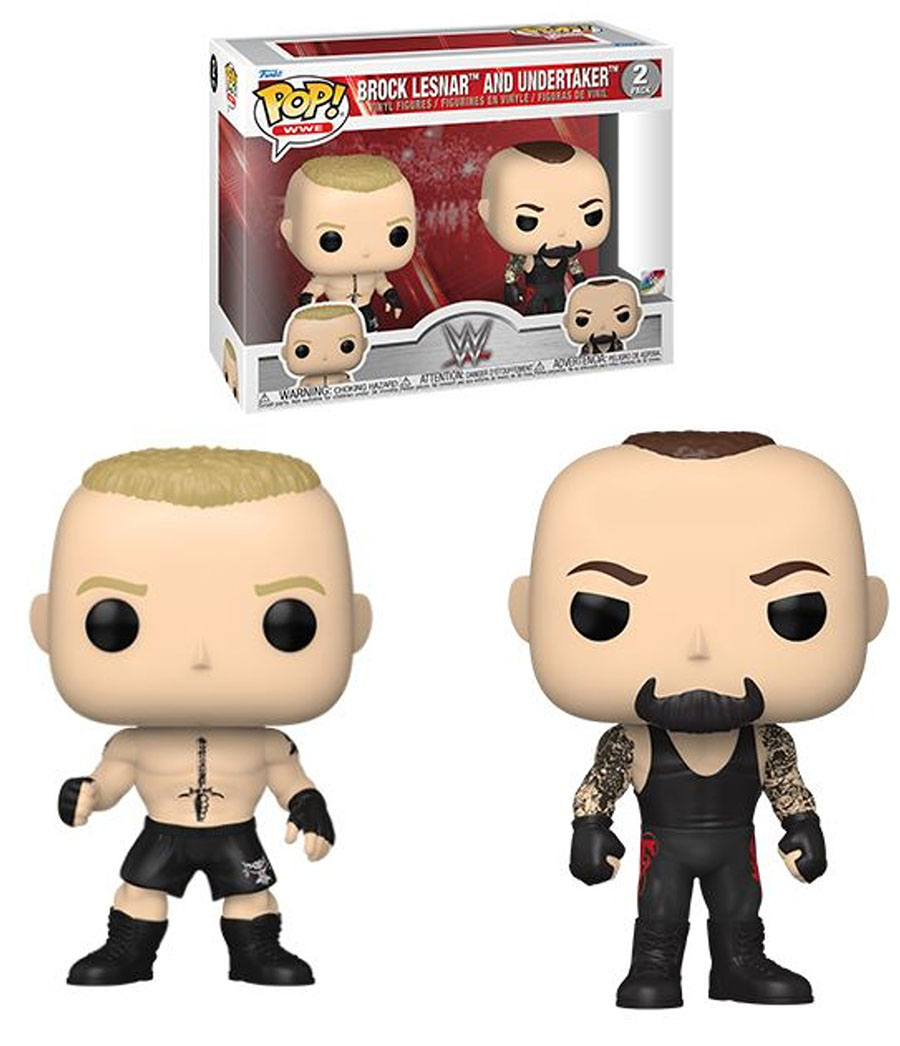 POP WWE Brock Lesnar & The Undertaker 2-Pack Vinyl Figure