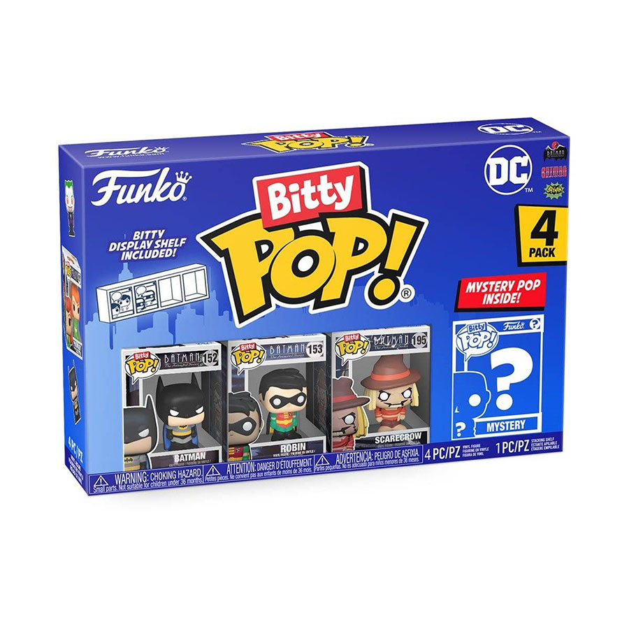 Bitty POP DC Batman 4-Pack Vinyl Figure