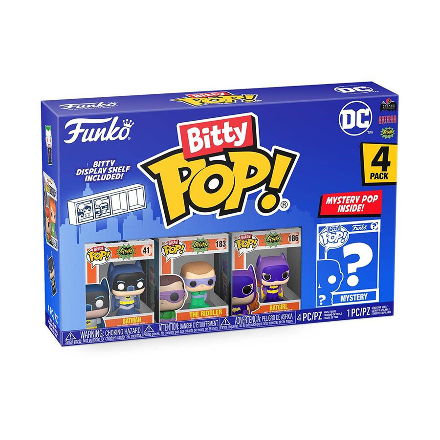 Bitty POP DC Batman 1966 4-Pack Vinyl Figure