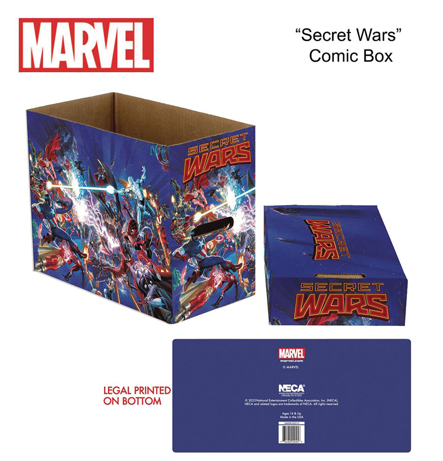Marvel Secret Wars Short Comic Storage Box (Single Pack)