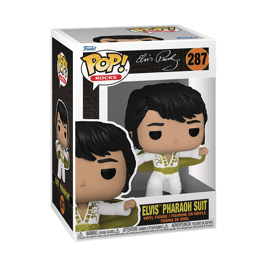 POP Rocks Elvis Presley Pharaoh Suit Vinyl Figure