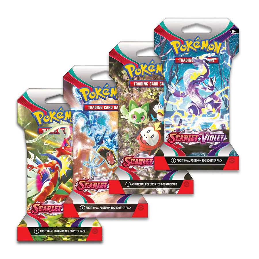 Pokemon Scarlet And Violet Sleeved Booster Case