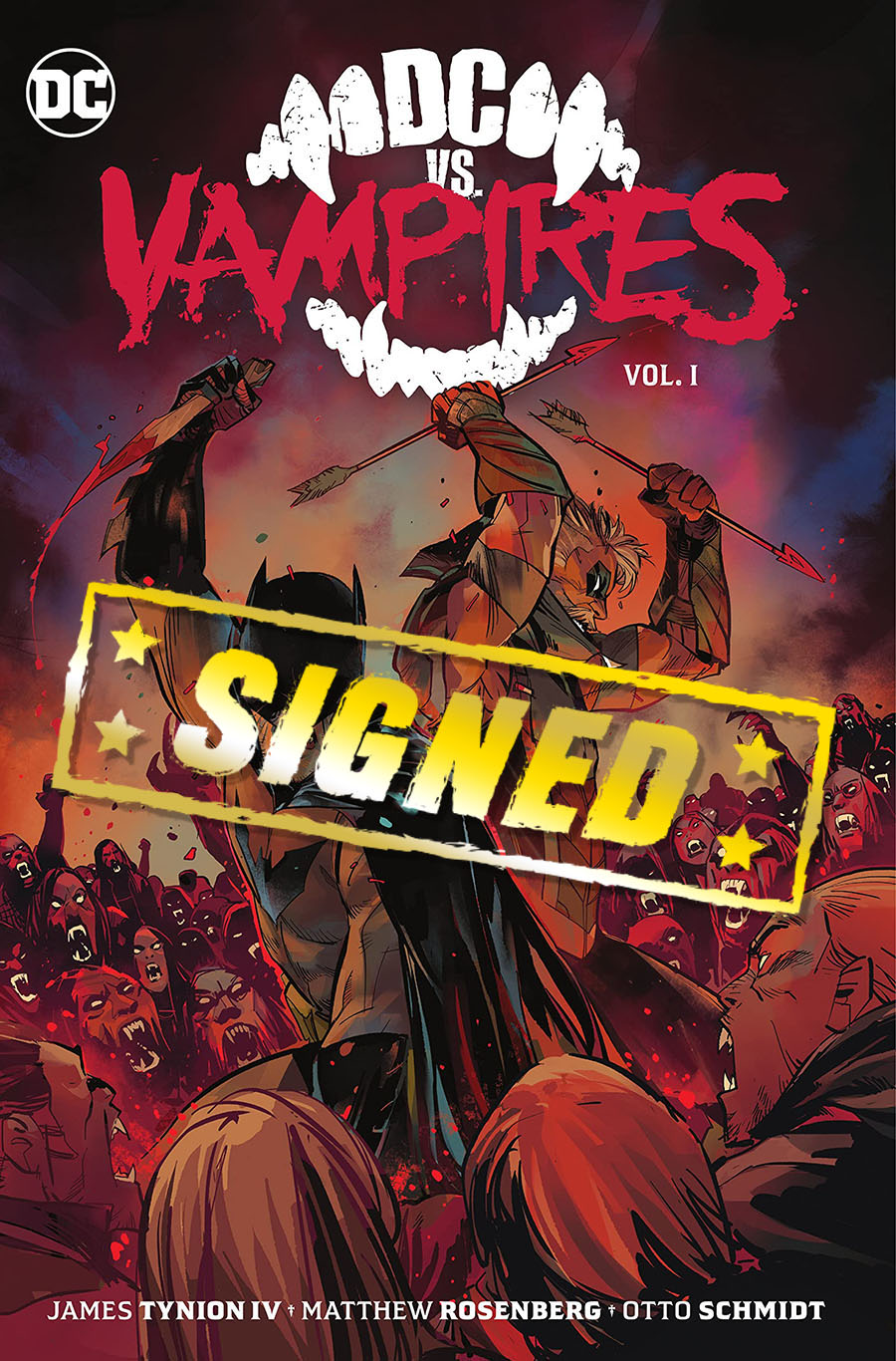 DC vs Vampires Vol 1 HC Signed By James Tynion IV