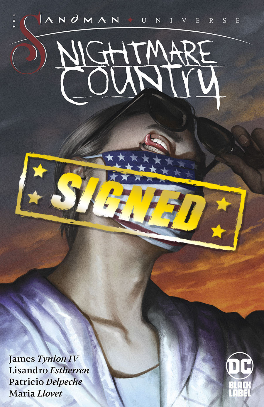 Sandman Universe Nightmare Country Vol 1 TP Direct Market Exclusive Variant Cover Signed By James Tynion IV