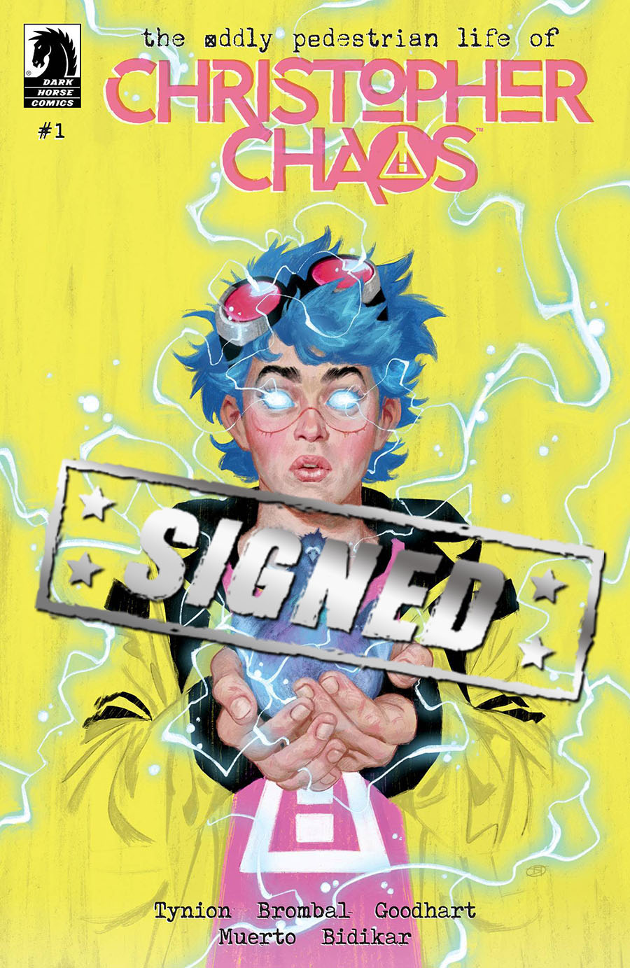 Oddly Pedestrian Life Of Christopher Chaos #1 Cover M Variant David Talaski Cover Signed By Creators