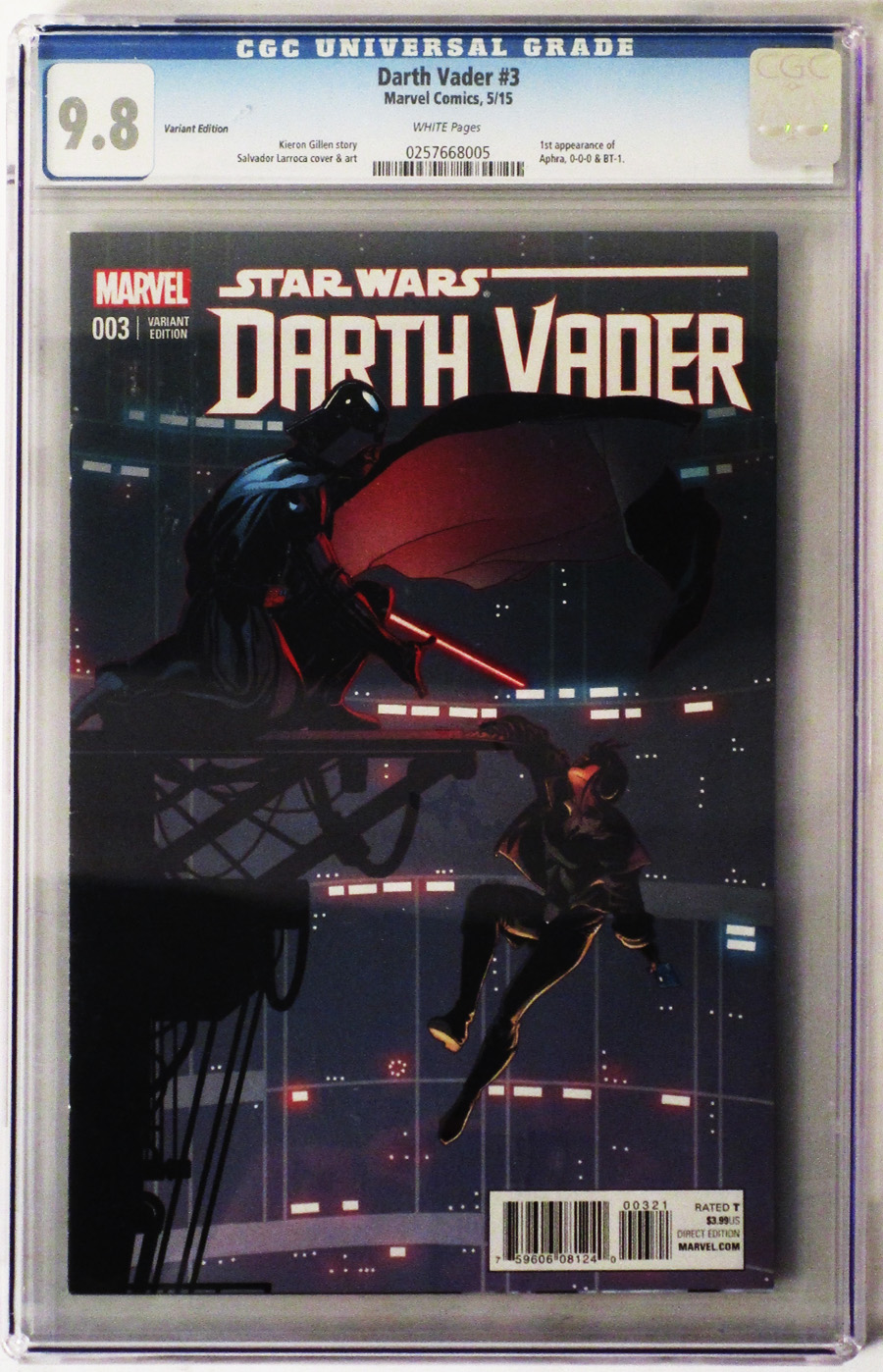Darth Vader #3 Cover F CGC 9.8 Incentive Salvador Larroca Variant Cover
