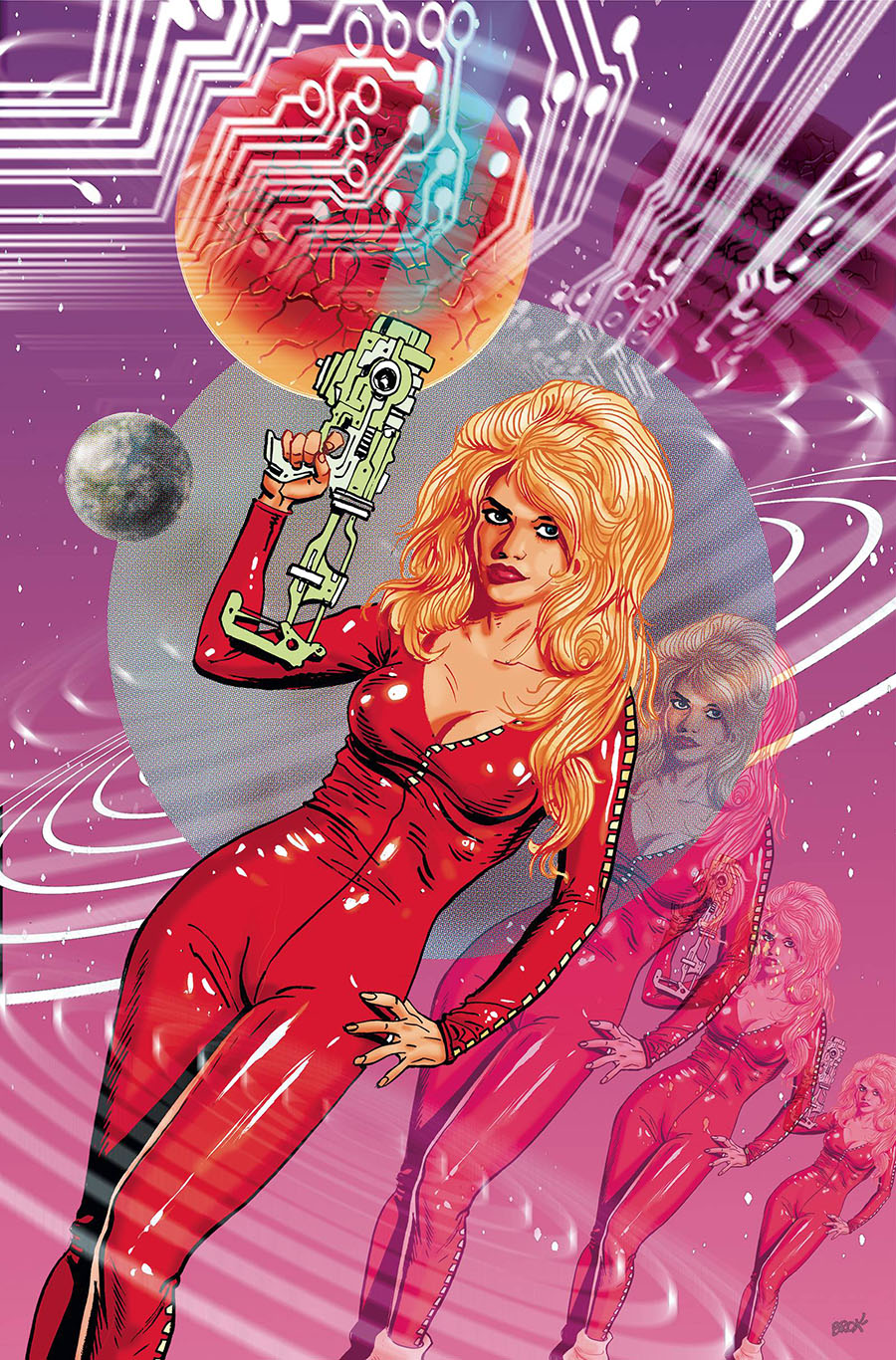Barbarella Center Cannot Hold #3 Cover O Incentive Jimmy Broxton Virgin Cover
