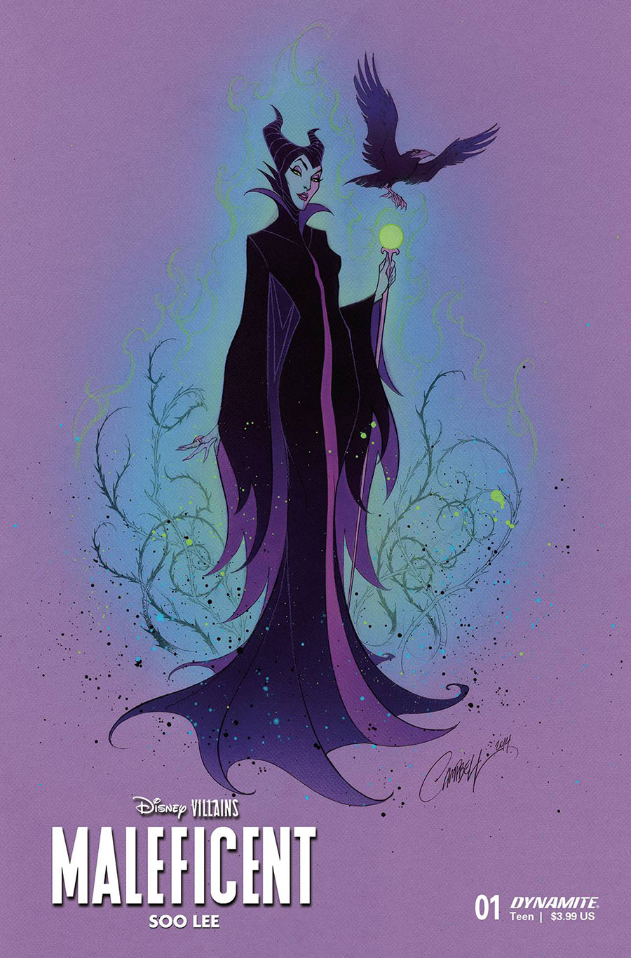 Disney Villains Maleficent #1 Cover V Variant J Scott Campbell Cover
