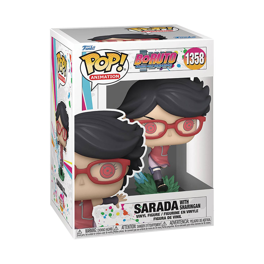 POP Animation Boruto Sarada With Sharingan Vinyl Figure