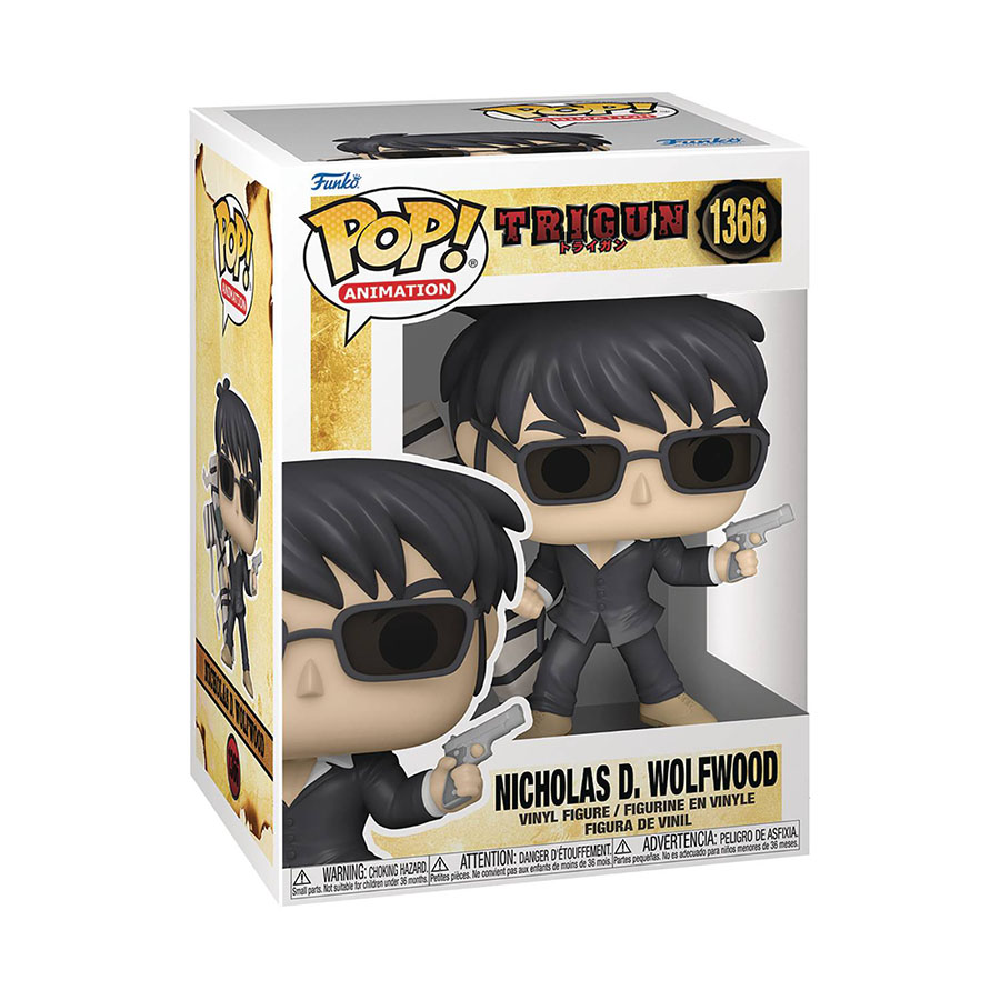 POP Animation Trigun Nicholas D Wolfwood Vinyl Figure