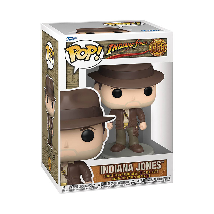 POP Movies Raiders Of The Lost Ark Indiana Jones With Jacket Vinyl Bobble Head