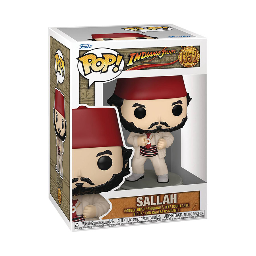 POP Movies The Last Crusade Sallah Vinyl Bobble Head