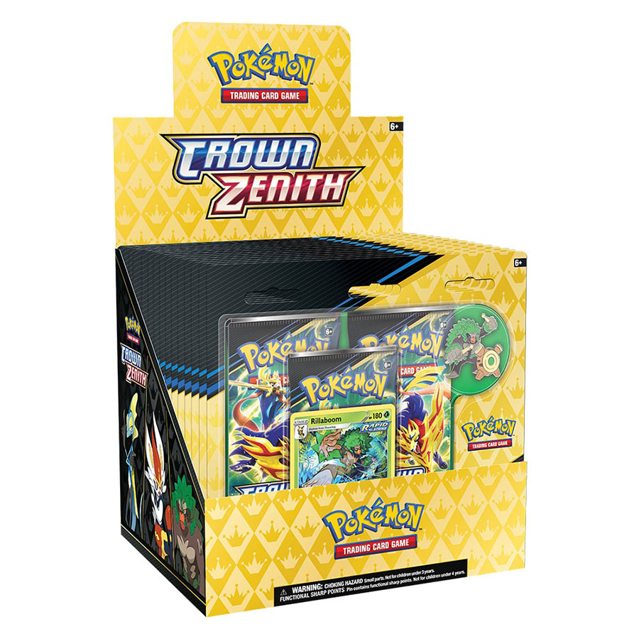 Pokemon Crown Zenith Pin Collection Display