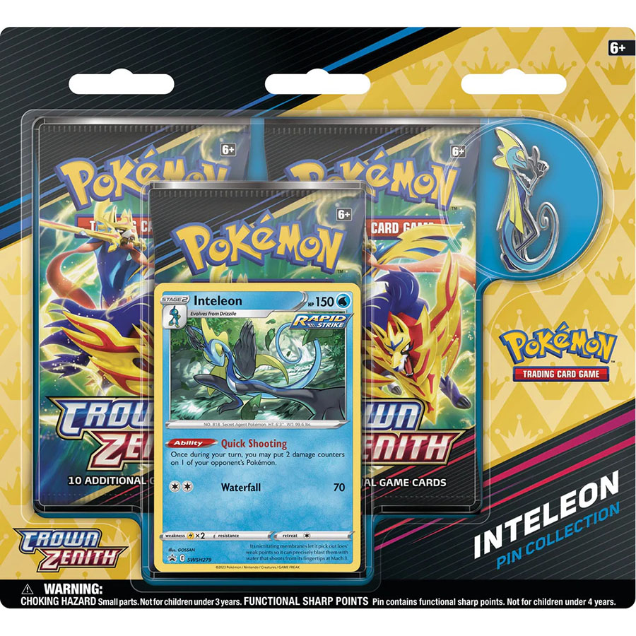 Pokemon Crown Zenith Pin Collection Pack (Filled Randomly)