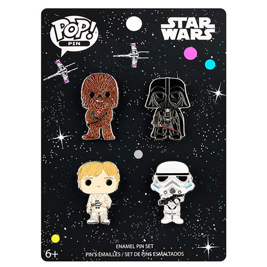POP Star Wars 4-Pack Pin Set