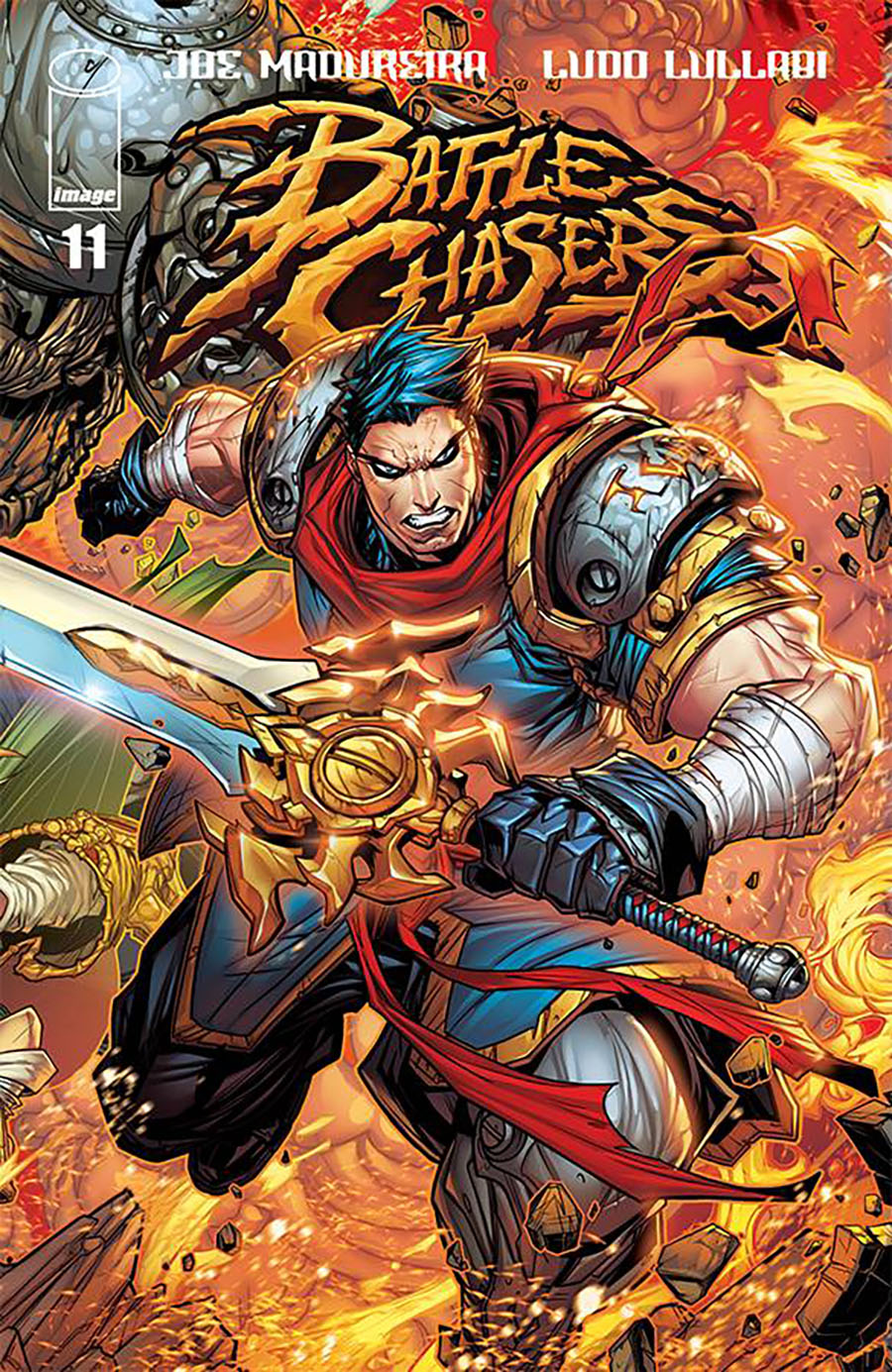 Battle Chasers #11 Cover C Variant Jonboy Meyers Garrison Cover