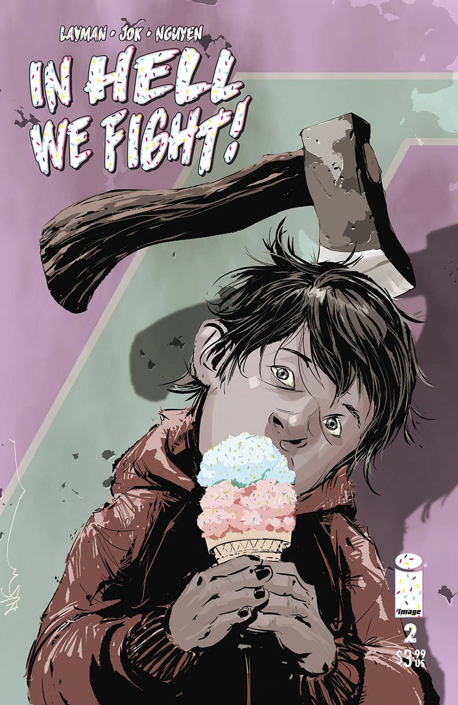 In Hell We Fight #2 Cover B Variant Dustin Nguyen Cover