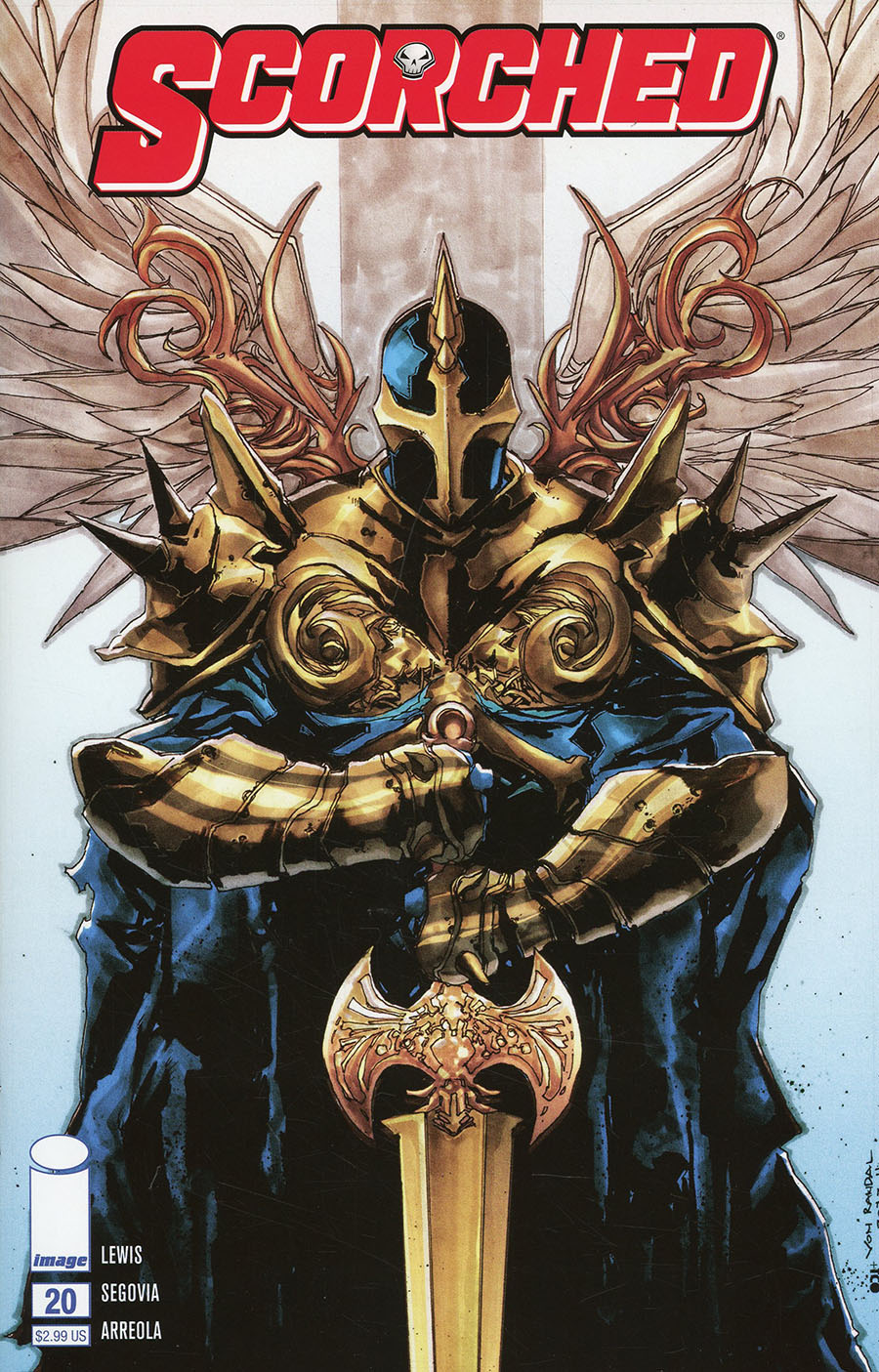Scorched #20 Cover B Variant Von Randal Cover