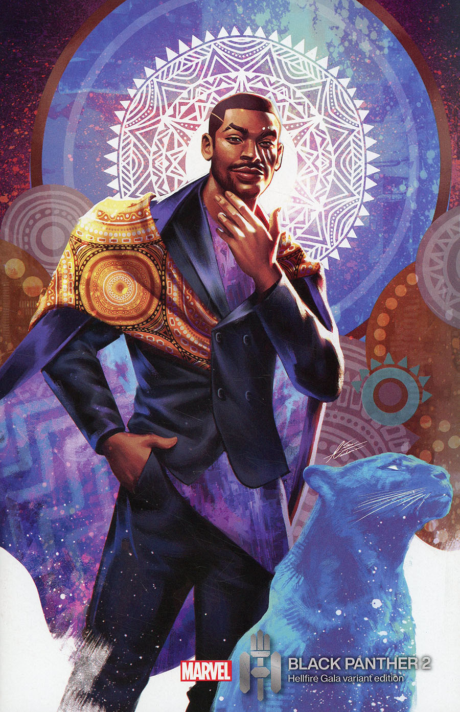 Black Panther Vol 9 #2 Cover B Variant Mateus Manhanini Hellfire Gala Cover