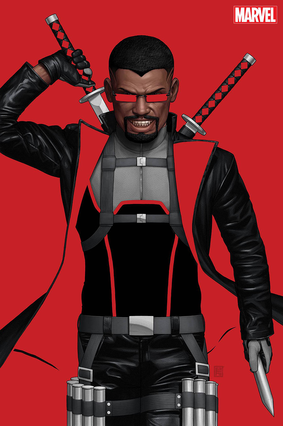 Blade Vol 4 #1 Cover C Variant John Tyler Christopher Negative Space Cover