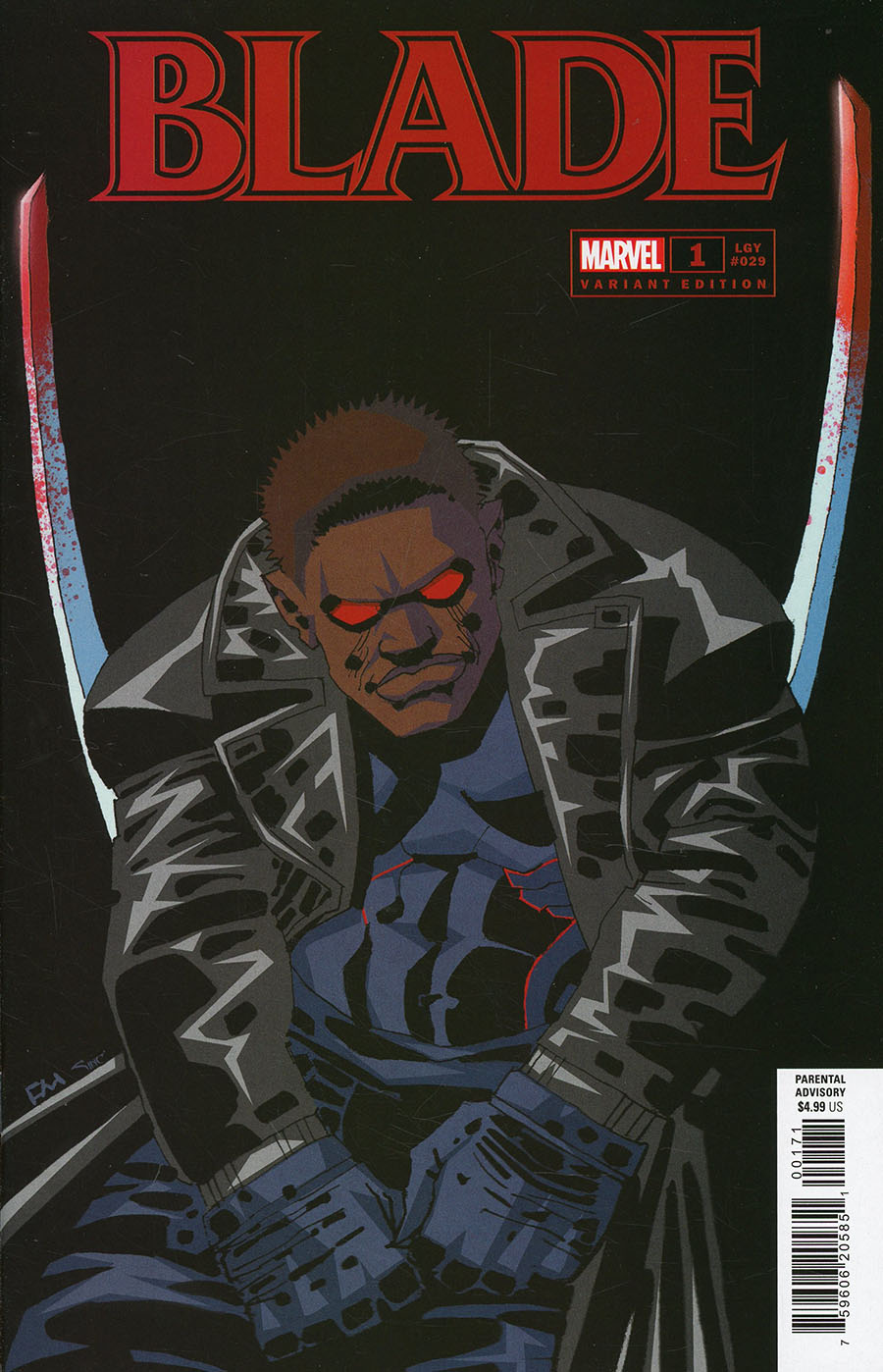 Blade Vol 4 #1 Cover F Variant Frank Miller Cover