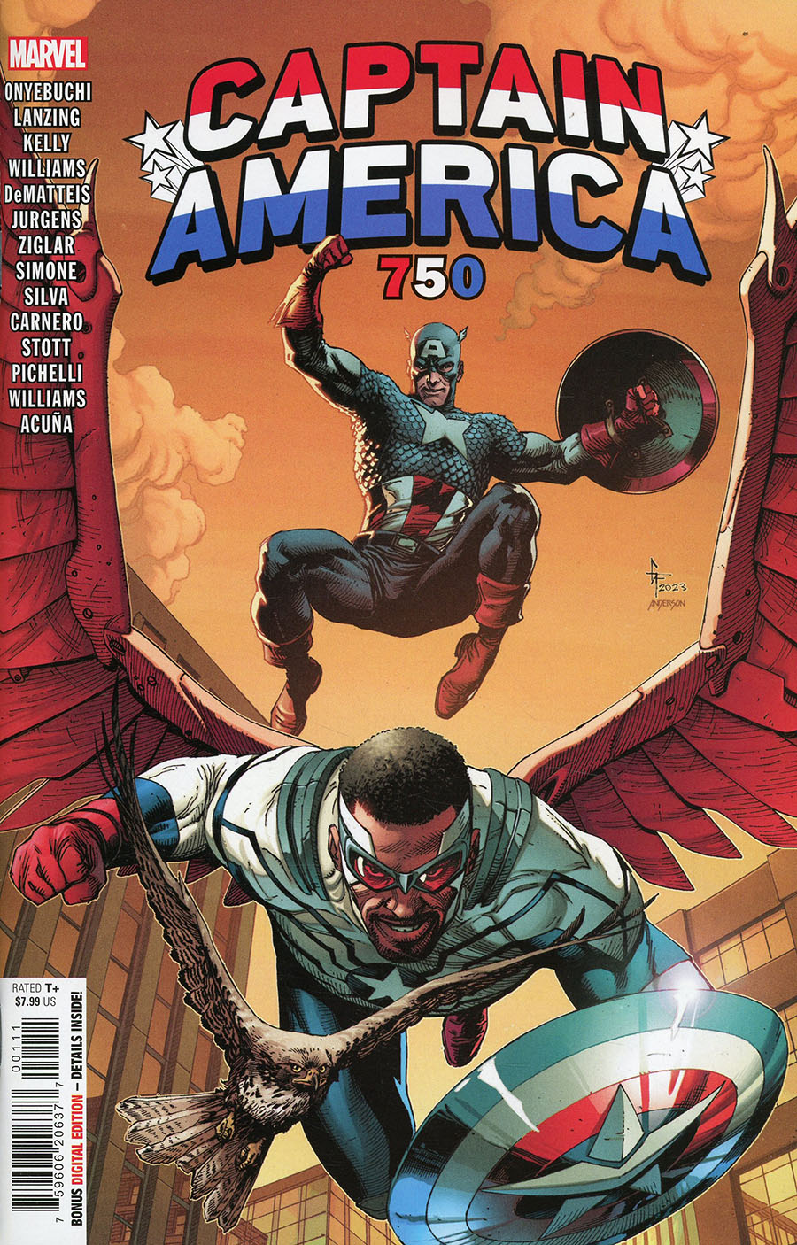 Captain America Vol 9 #750 Cover A Regular Gary Frank Cover
