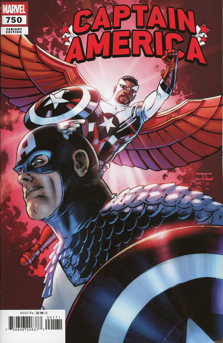 Captain America Vol 9 #750 Cover B Variant John Cassaday Red Cover