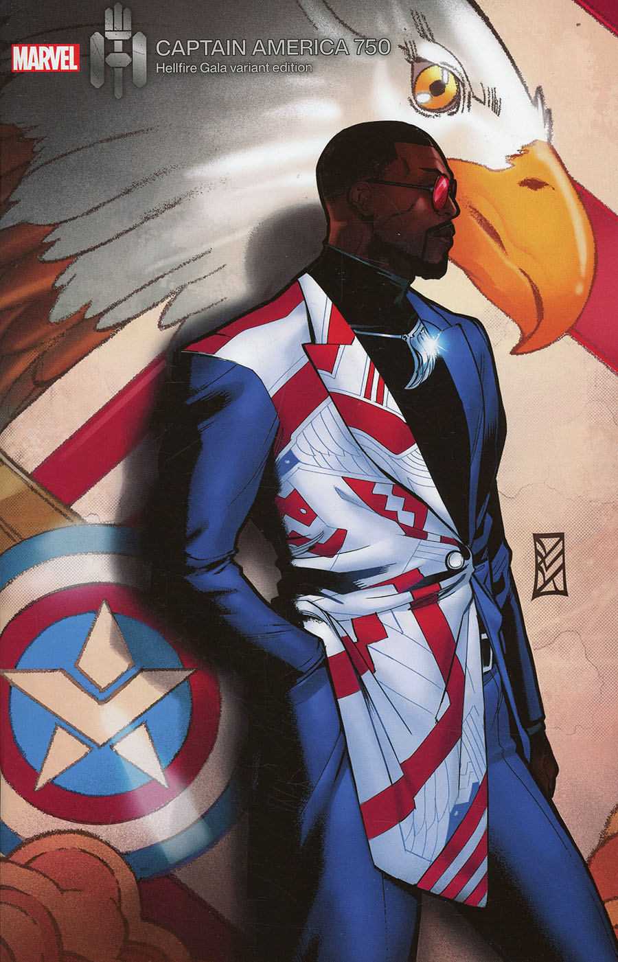 Captain America Vol 9 #750 Cover E Variant CF Villa Hellfire Gala Cover