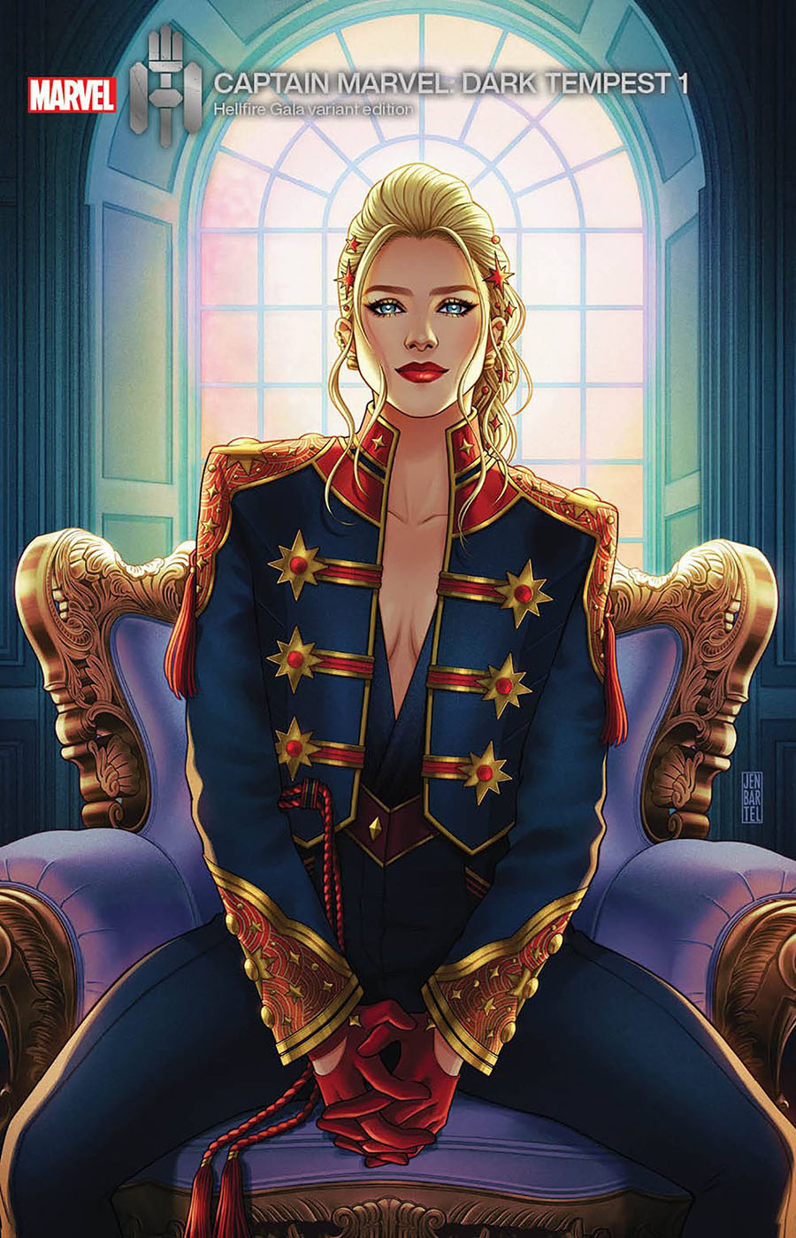 Captain Marvel Dark Tempest #1 Cover B Variant Jen Bartel Hellfire Gala Cover