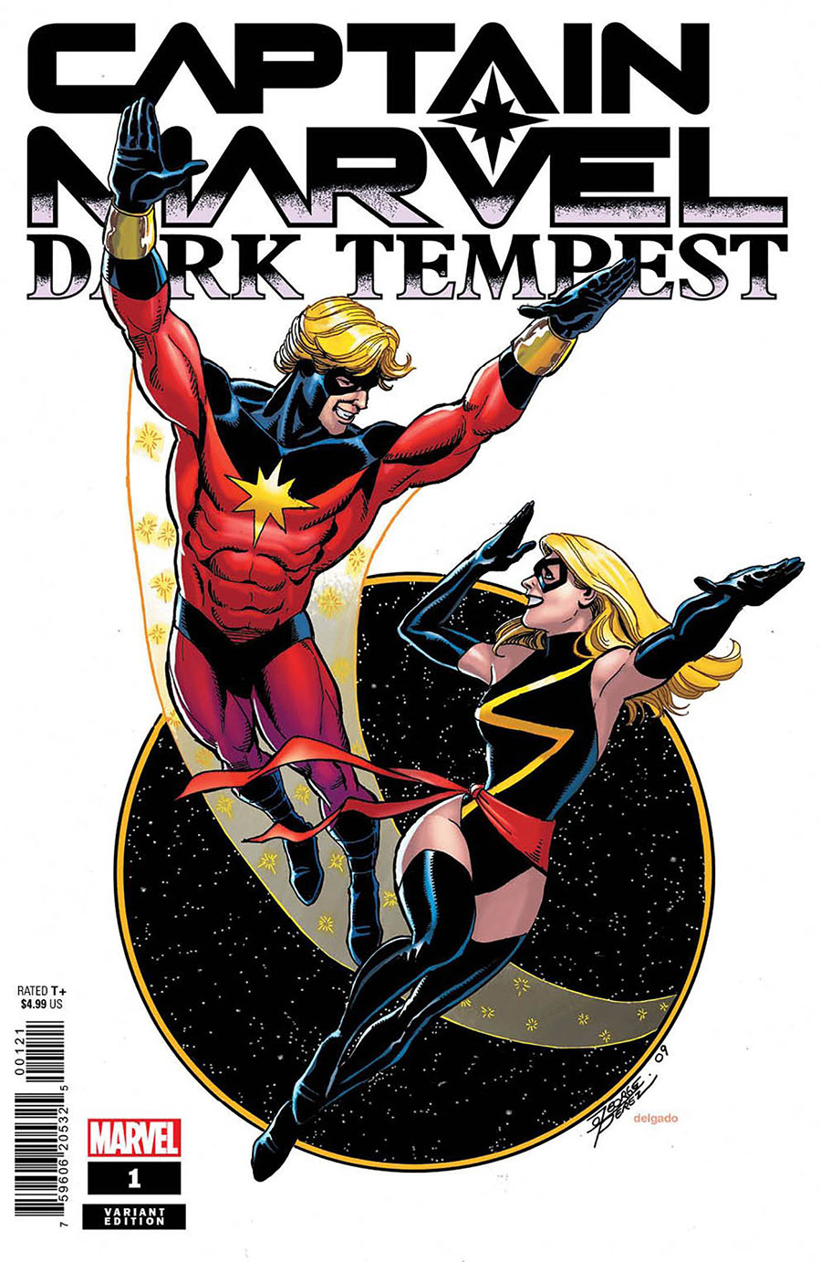 Captain Marvel Dark Tempest #1 Cover C Variant George Perez Cover