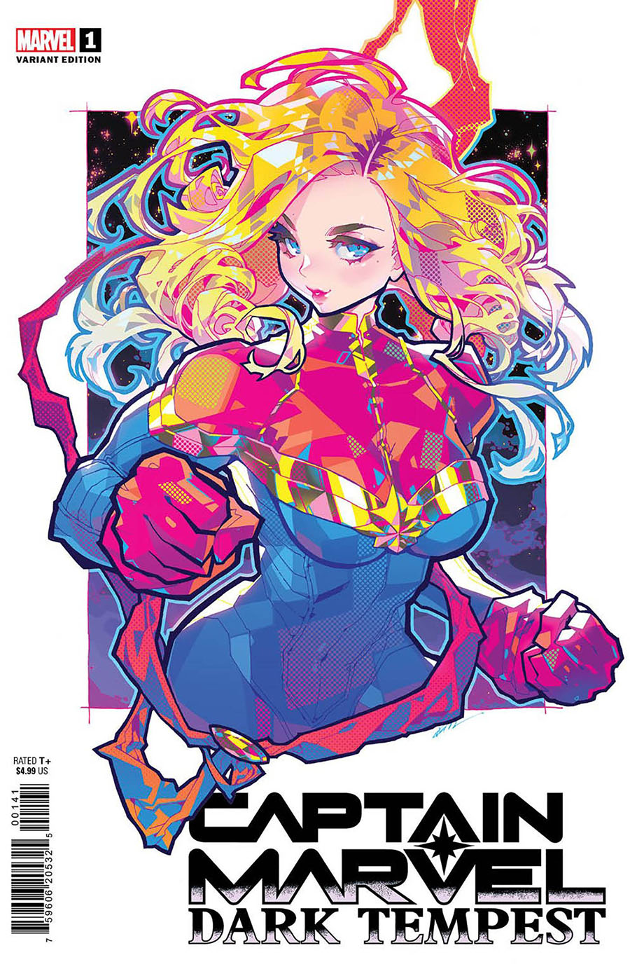 Captain Marvel Dark Tempest #1 Cover E Variant Rose Besch Cover