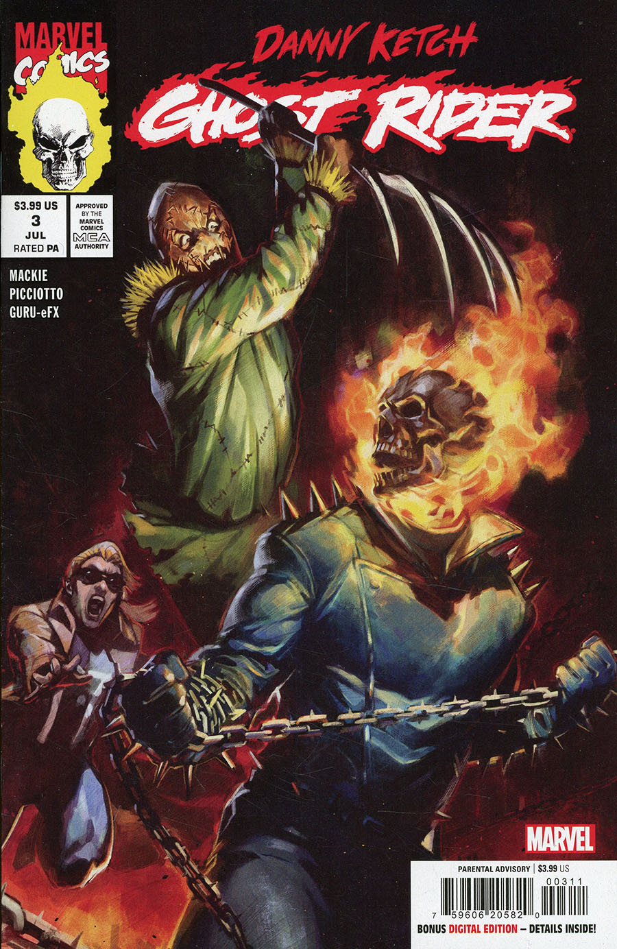 Danny Ketch Ghost Rider #3 Cover A Regular Ben Harvey Cover
