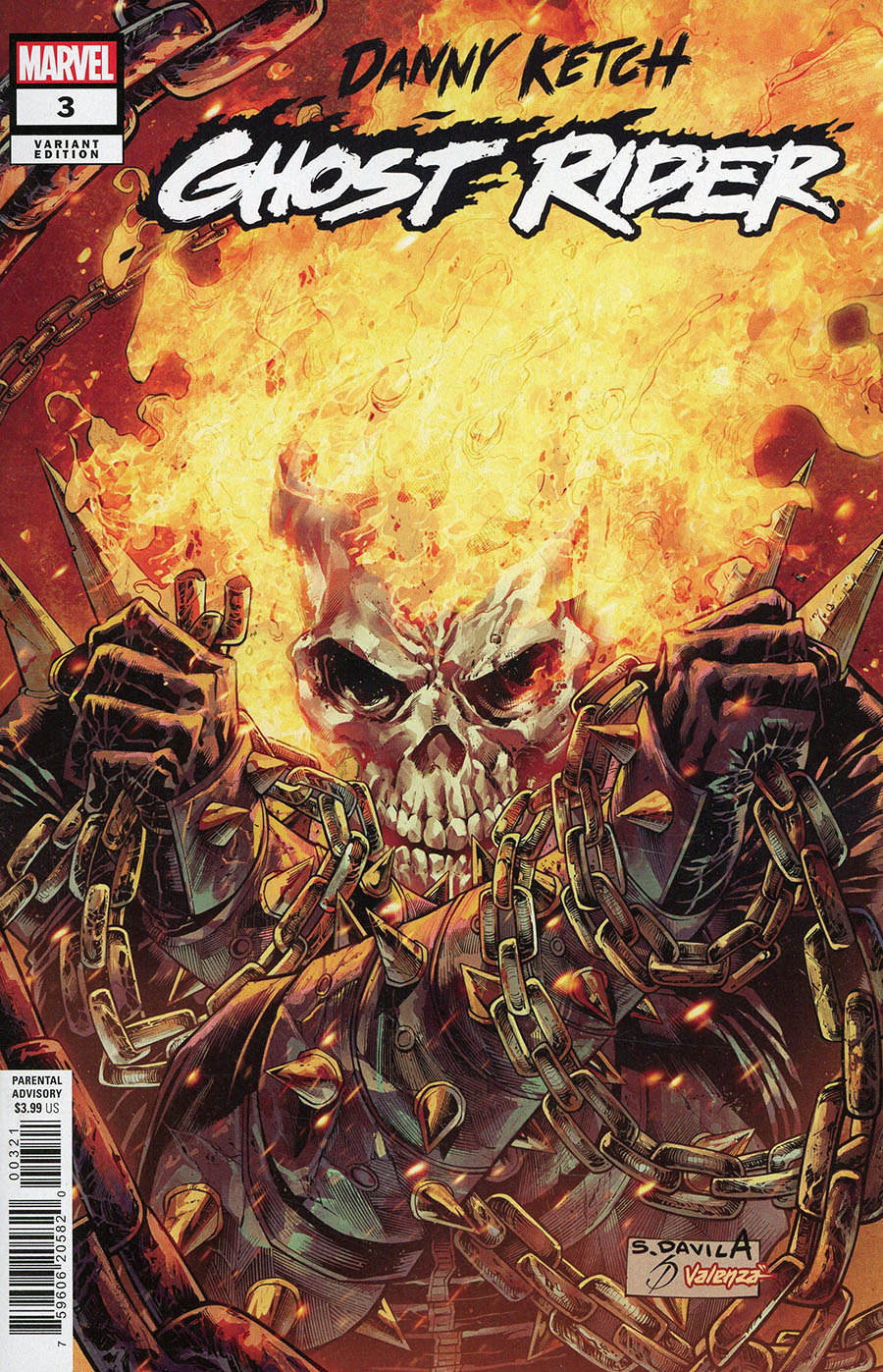 Danny Ketch Ghost Rider #3 Cover B Variant Sergio Davila Cover