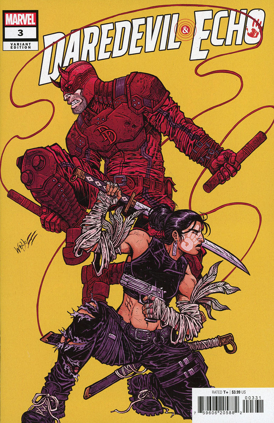 Daredevil And Echo #3 Cover C Variant Maria Wolf Cover